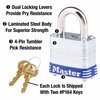 Master Lock Master Lock 1 in. H X 11/16 in. W X 1-1/8 in. L Laminated Steel 4-Pin Cylinder Padlock Keyed Al 7KA#P467